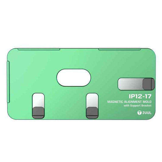 2UUL SH01 Screen Laminating Magnetic Alignment Mold with Support Bracket for iPhone 12-17 Pro Max