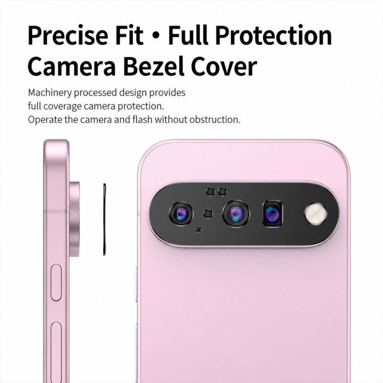 XDcase Aluminum Alloy Hollow Camera Lens Protector, For Google Pixel 10 Pro Fold, For Google Pixel 10 Pro XL, For Google Pixel 10 Pro, For Google Pixel 10, For Google Pixel 9 Pro XL, For Google Pixel 9 Pro, For Google Pixel 9