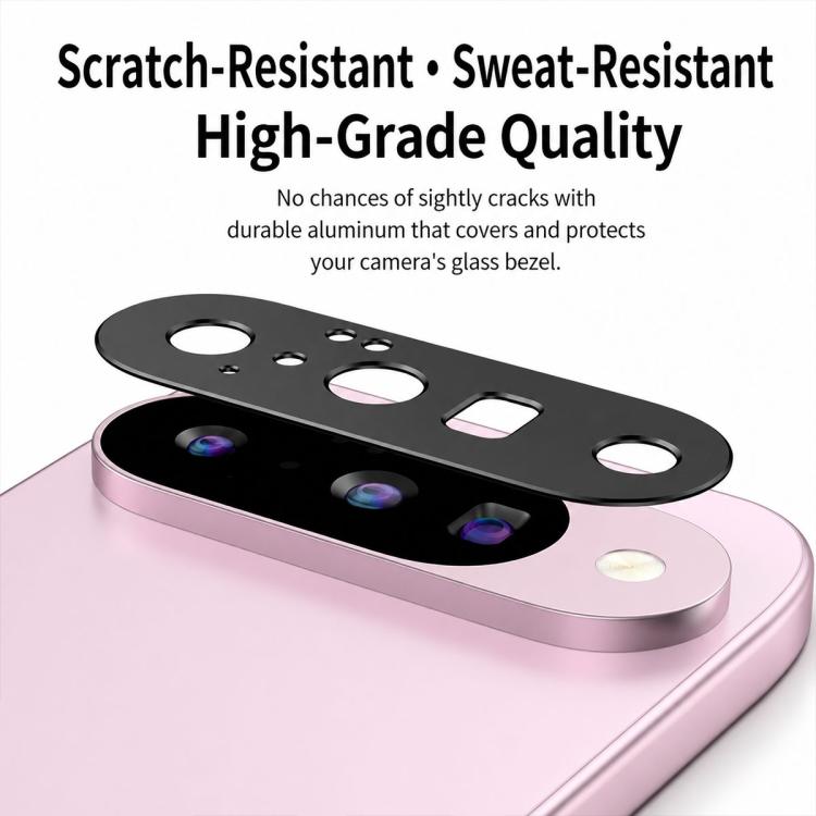 XDcase Aluminum Alloy Hollow Camera Lens Protector, For Google Pixel 10 Pro Fold, For Google Pixel 10 Pro XL, For Google Pixel 10 Pro, For Google Pixel 10, For Google Pixel 9 Pro XL, For Google Pixel 9 Pro, For Google Pixel 9