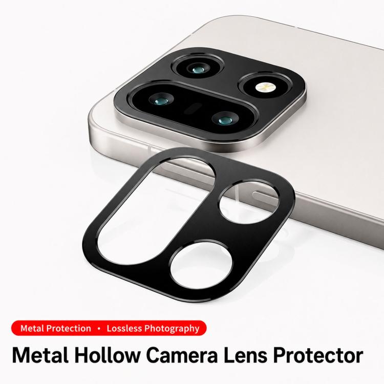 XDcase Aluminum Alloy Hollow Camera Lens Protector, For OnePlus 15R, For OnePlus 15, For OnePlus 13T, For OnePlus 13