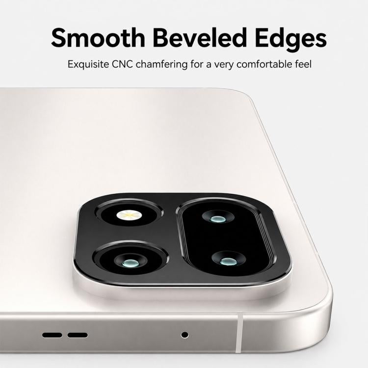 XDcase Aluminum Alloy Hollow Camera Lens Protector, For OnePlus 15R, For OnePlus 15, For OnePlus 13T, For OnePlus 13