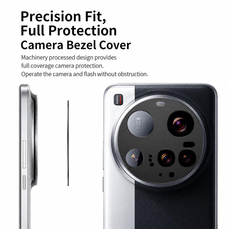 XDcase Aluminum Alloy Hollow Camera Lens Protector, For Xiaomi 17 Ultra by Leica, For Xiaomi 17 Ultra, For Xiaomi 15 Ultra
