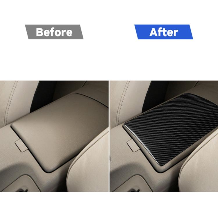 Car Carbon Fiber Central System Control Storage Box Decorative Sticker for Nissan 350z 2006-2009, Central System Control Storage Box