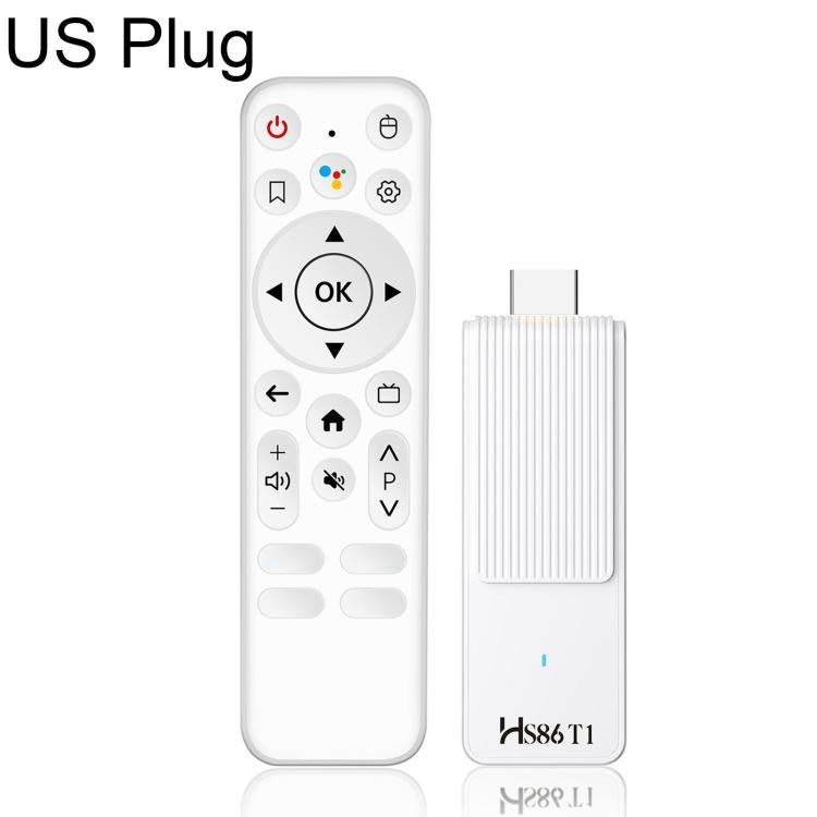 HS86 T1 Android 14 Mini HD TV Stick with Remote Control, 2GB+16GB, RK3518 Cortex-A53 Quad-Core, EU Plug, US Plug, UK Plug, AU Plug