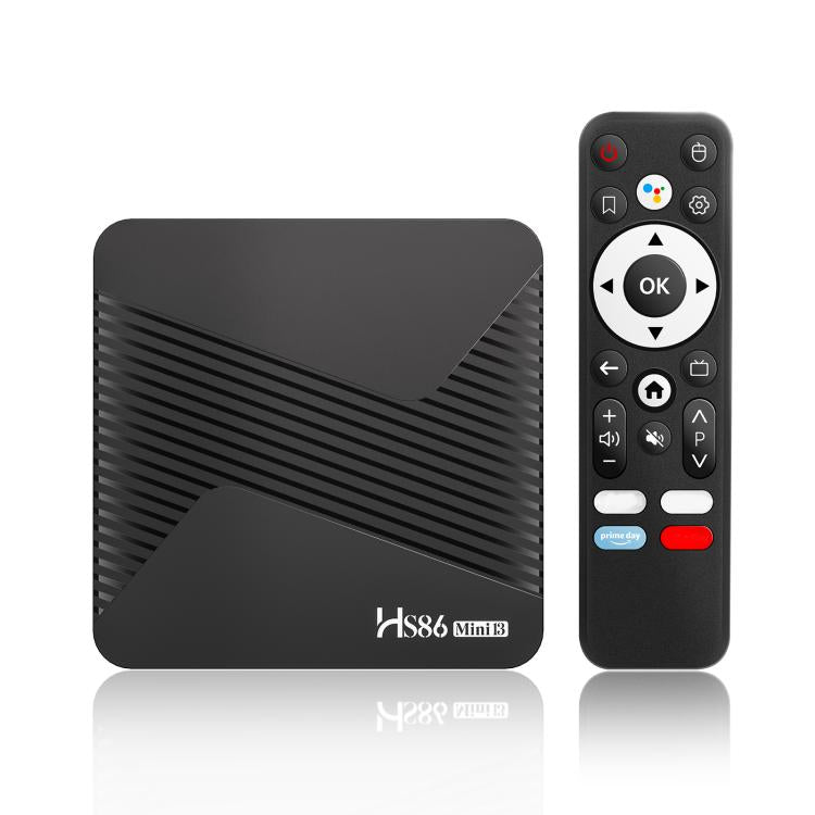 HS86 MINI 13 Android 14 Wifi 6 BT 5.4 4K TV Box, EU Plug, AU Plug, UK Plug, US Plug