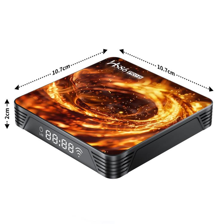 HS86 PRO13 Android 14 Wifi 6 BT 5.4 4K TV Box, EU Plug, AU Plug, UK Plug, US Plug