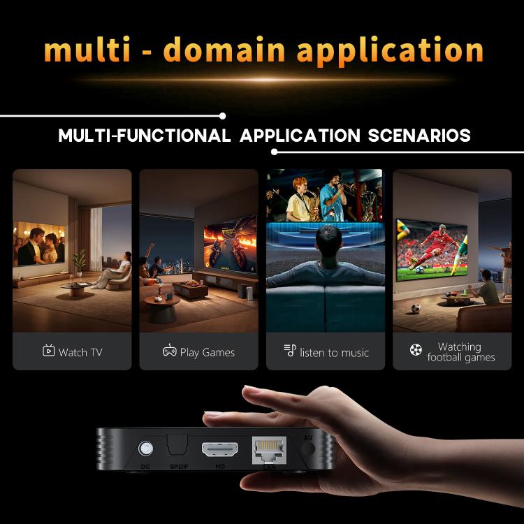 HS86 PRO13 Android 14 Wifi 6 BT 5.4 4K TV Box, EU Plug, AU Plug, UK Plug, US Plug