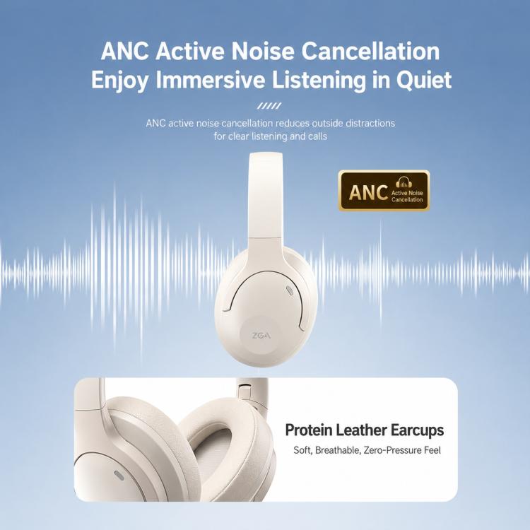 ZGA TD02 Over-ear ANC Noise Reduction Bluetooth Earphone
