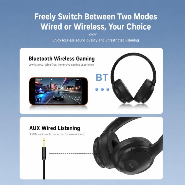 ZGA TD02 Over-ear ANC Noise Reduction Bluetooth Earphone