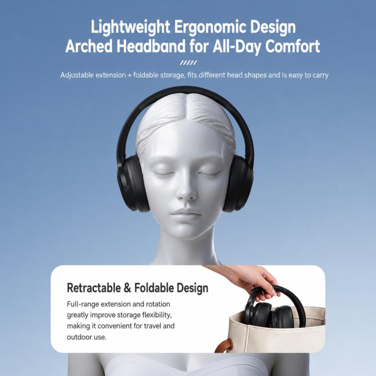 ZGA TD02 Over-ear ANC Noise Reduction Bluetooth Earphone