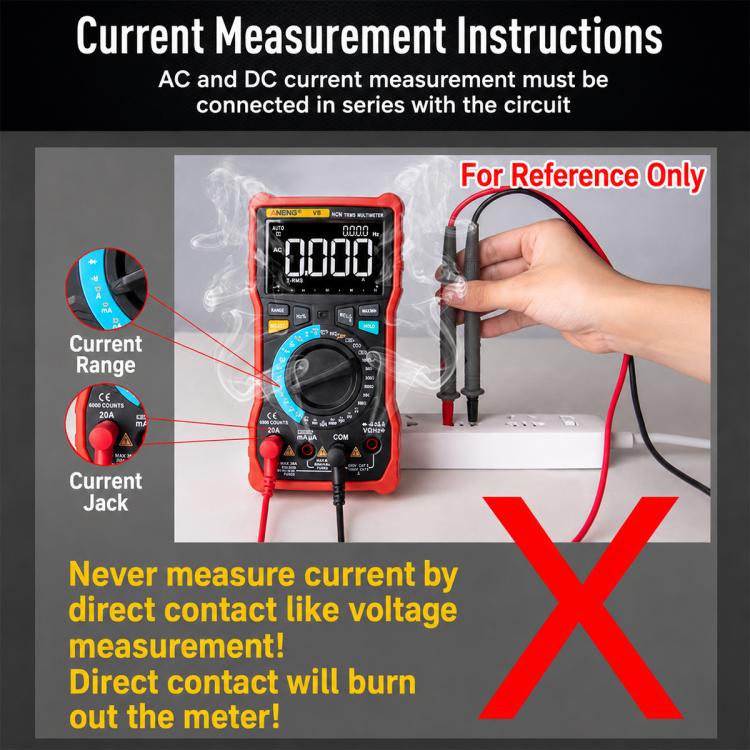 ANENG AOS05 3-in-1 Handheld Digital Oscilloscope Multimeter Dual-Channel 50MHz