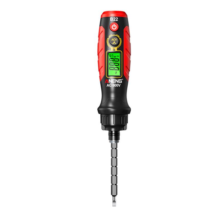 ANENG B22 Digital Display Ratchet Screwdriver Non-Contact Voltage Tester