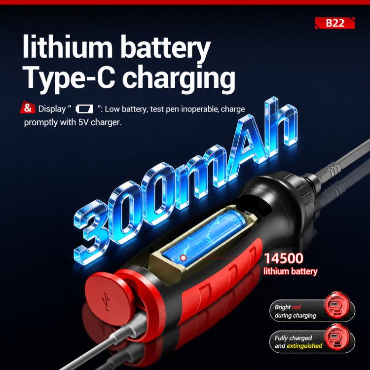 ANENG B22 Digital Display Ratchet Screwdriver Non-Contact Voltage Tester