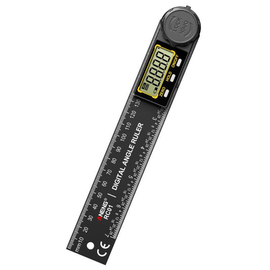 ANENG High Precision Digital Display Angle Ruler, Plastic, Upgraded