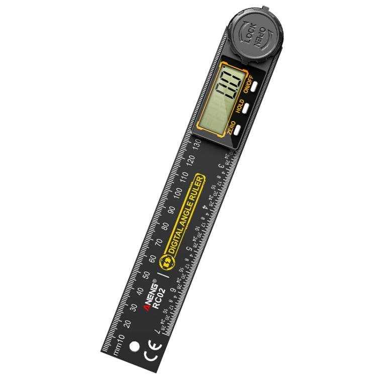 ANENG High Precision Digital Display Angle Ruler, Plastic, Upgraded