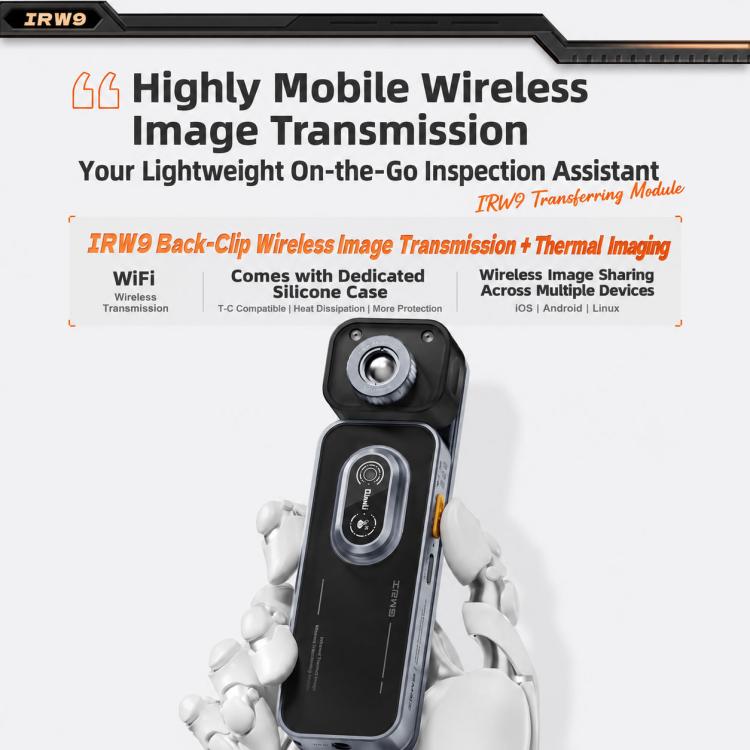 QIANLI IRW9 Back Clip Wireless Thermal Imaging Video Transmission Device