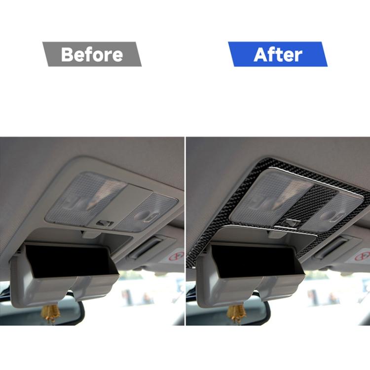 Car Carbon Fiber Hardtop Reading Light Decorative Sticker for Nissan 350z 2006-2009, Hardtop Reading Light