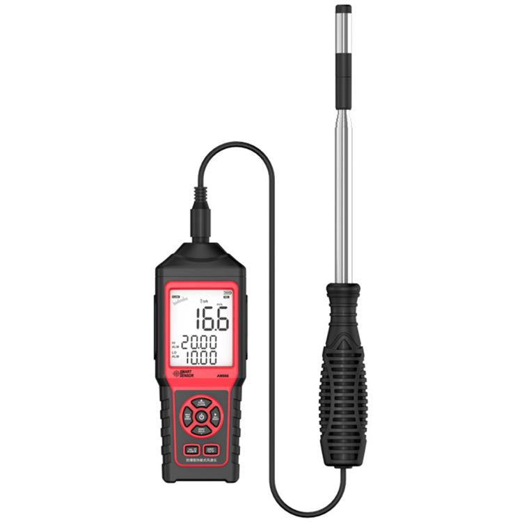 SMART SENSOR AM866 High-Precision Handheld Thermal Anemometer, AM866