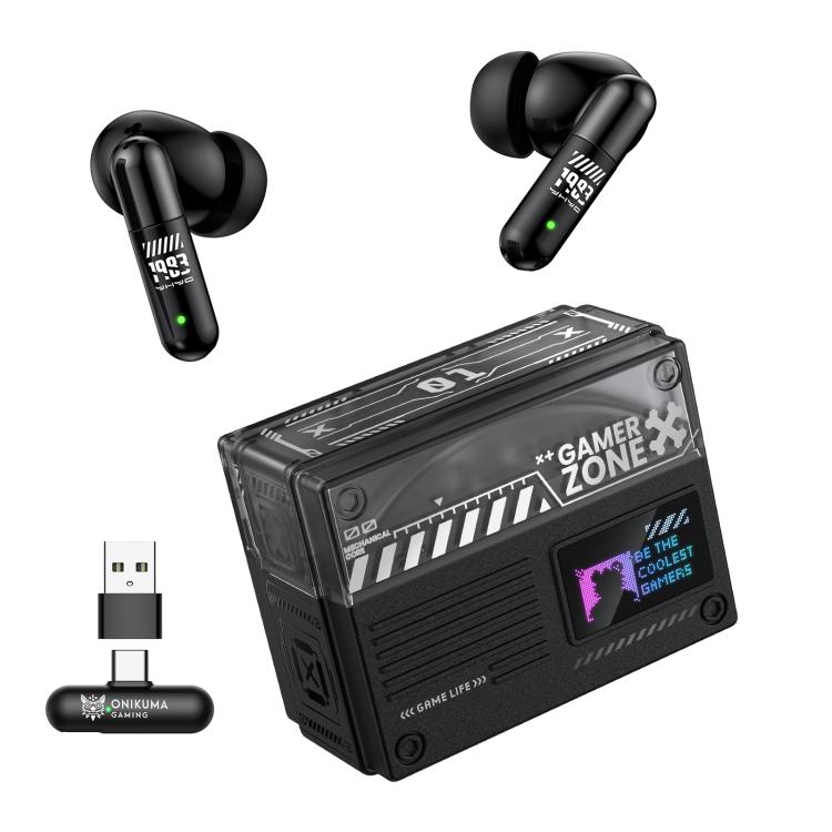 ONIKUMA TX602 Tri-mode Wireless Bluetooth ANC+ENC Noise Reduction Earphone, TX602