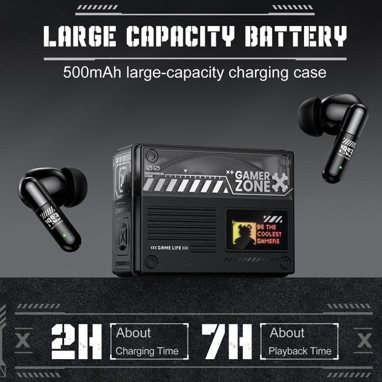 ONIKUMA TX602 Tri-mode Wireless Bluetooth ANC+ENC Noise Reduction Earphone, TX602