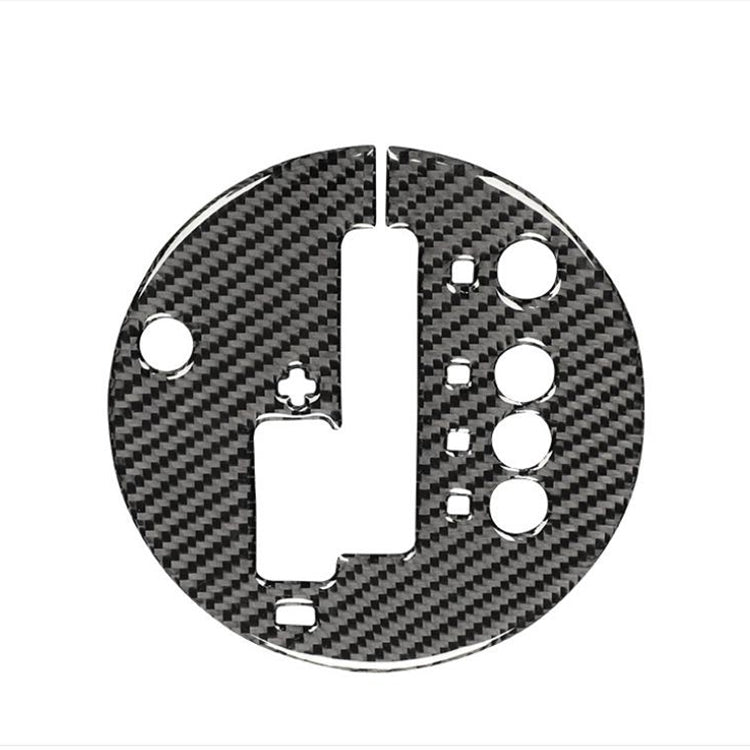 Car Carbon Fiber Gear Automatic Transmission Panel Decorative Sticker for Nissan 350z 2006-2009, Right Drive, Gear Automatic Transmission Panel, Right Drive