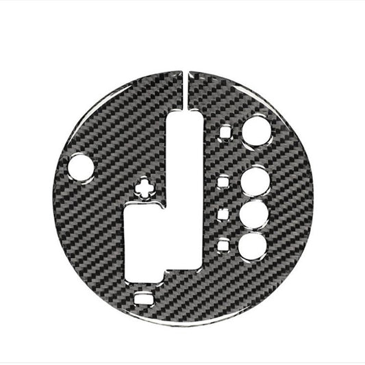 Car Carbon Fiber Gear Automatic Transmission Panel Decorative Sticker for Nissan 350z 2006-2009, Right Drive, Gear Automatic Transmission Panel, Right Drive
