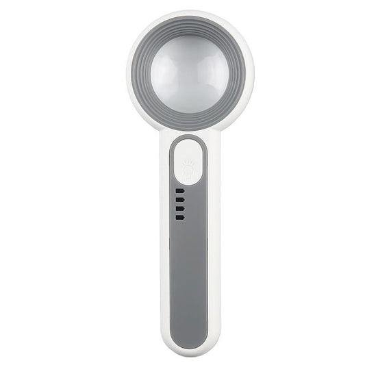 Handheld Multi-magnification Magnifying Glass with Touch LED Light, 3710C, 5012C, 7518C