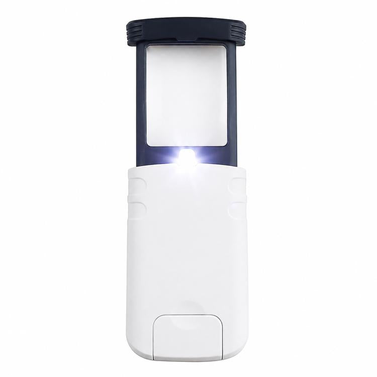 94535 Portable Rectangular Folding Pull-out Magnifying Glass with LED Light