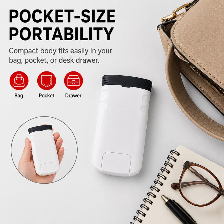 94535 Portable Rectangular Folding Pull-out Magnifying Glass with LED Light