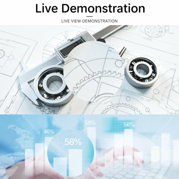PD-7S Desktop Welding Inspection Magnifier with LED Light