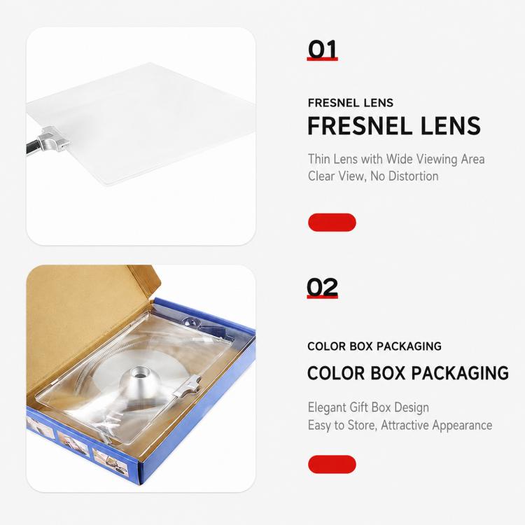 XT-F8912T Desktop Stand Mechanical Inspection Magnifying Glass