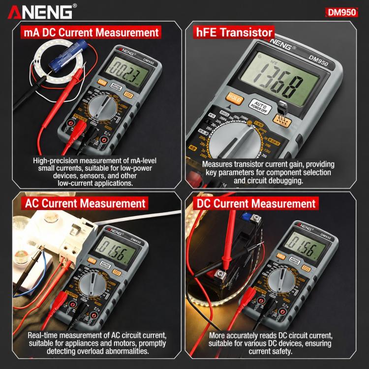 ANENG DM950 Full Range Anti-Burning Digital Multimeter, DM950