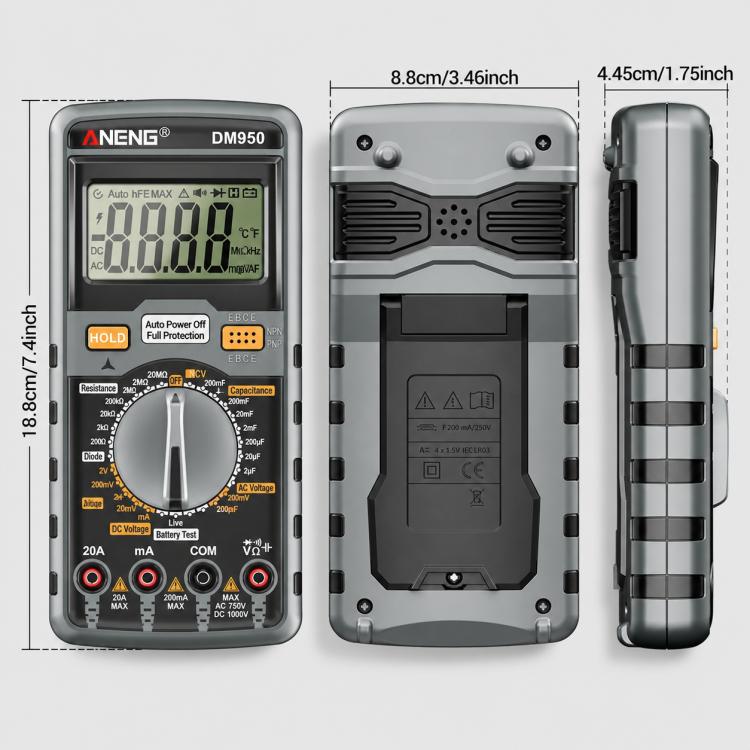ANENG DM950 Full Range Anti-Burning Digital Multimeter, DM950