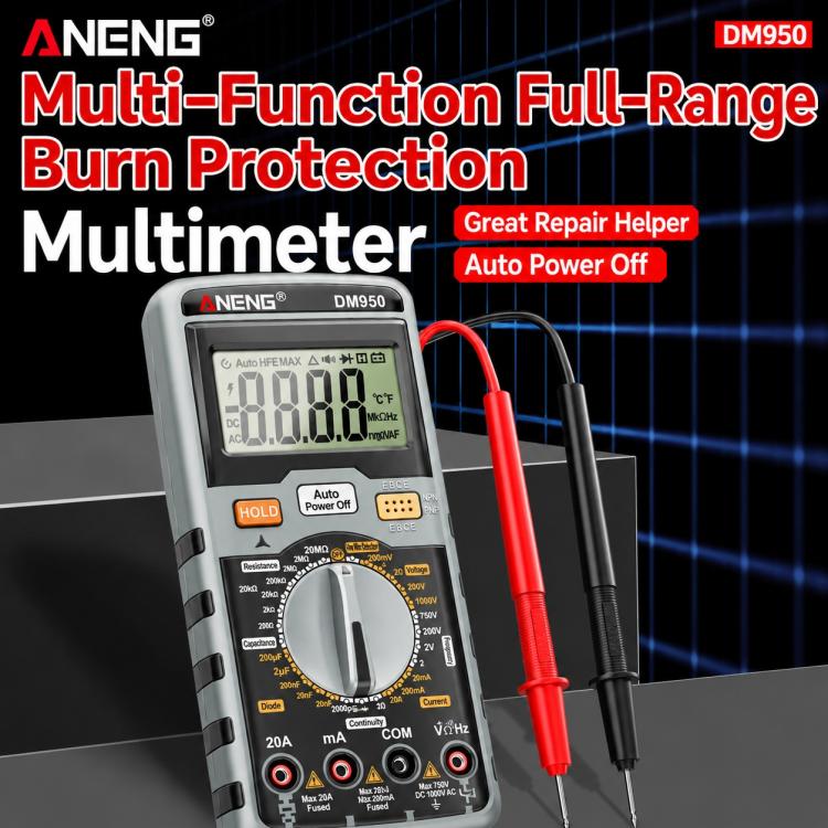 ANENG DM950 Full Range Anti-Burning Digital Multimeter, DM950