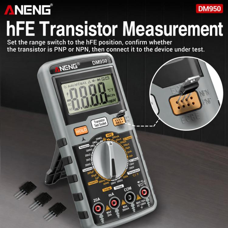 ANENG DM950 Full Range Anti-Burning Digital Multimeter, DM950