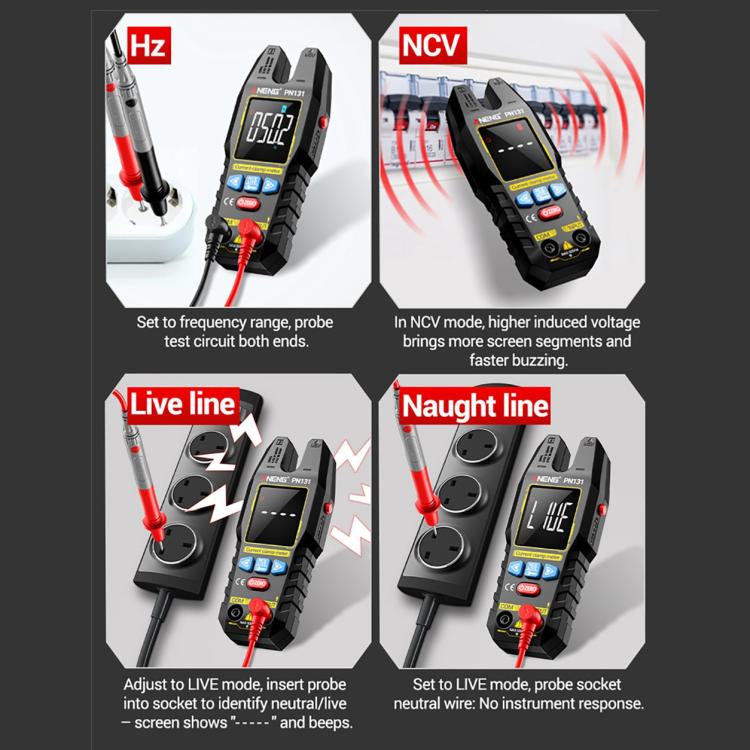 ANENG PN131 AC/DC Clamp-on Multifunction Digital Multimeter, PN131
