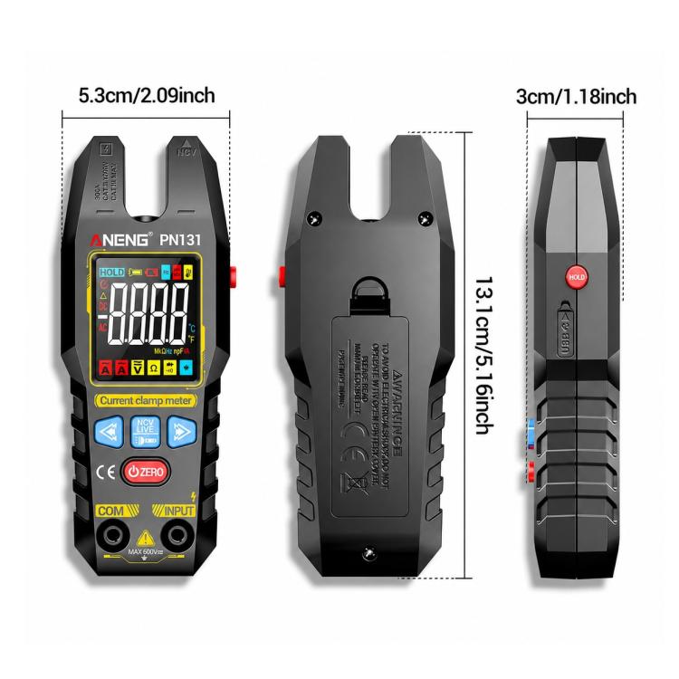 ANENG PN131 AC/DC Clamp-on Multifunction Digital Multimeter, PN131