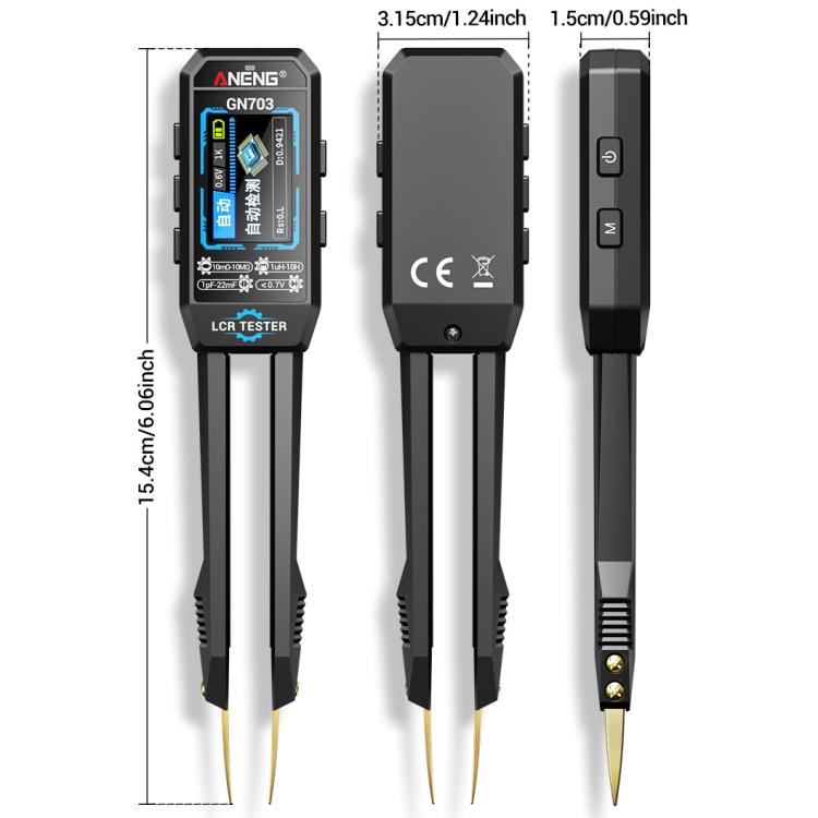 ANENG GN703 Tweezers Type LCR Digital Measuring Instrument, GN703