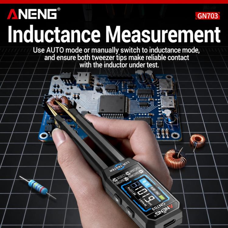 ANENG GN703 Tweezers Type LCR Digital Measuring Instrument, GN703