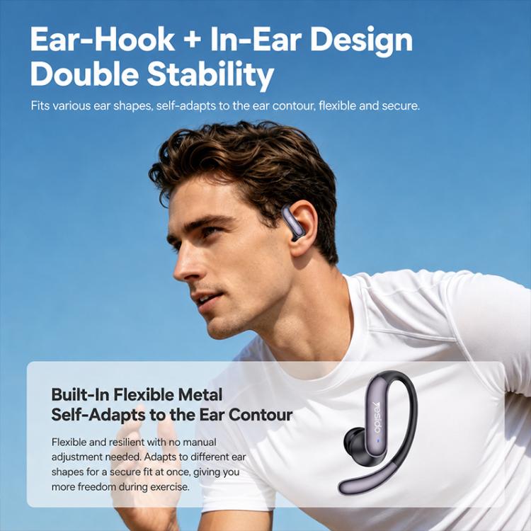 Yesido YSP32 Bionic Ear Stick OWS Ear Hanging In Ear Wireless Earphones