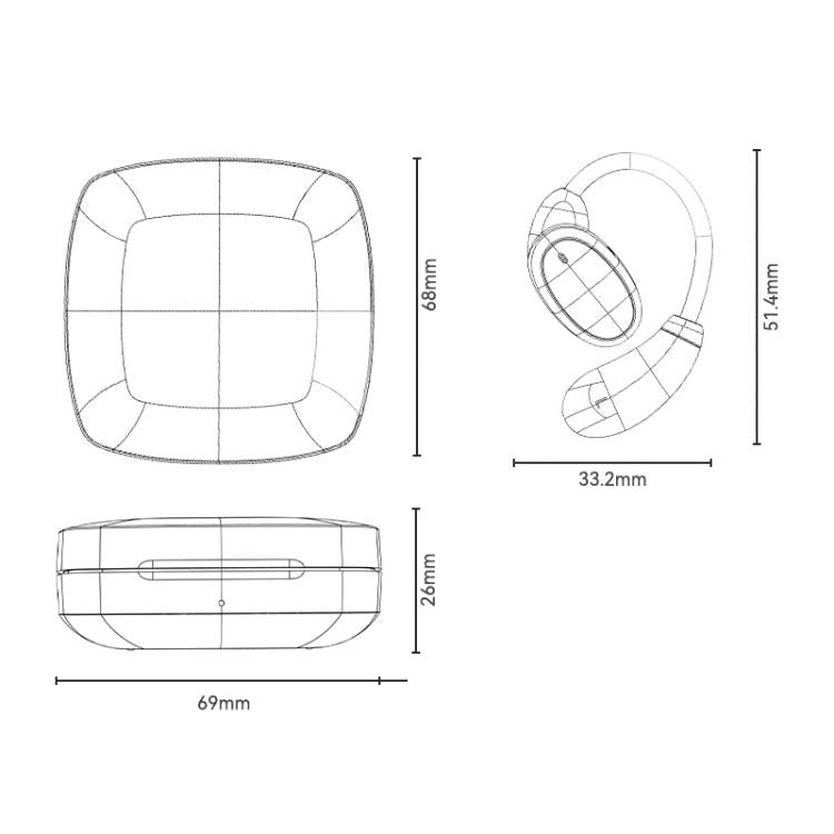 Yesido YSP33 AI Translate OWS Wireless Earphones