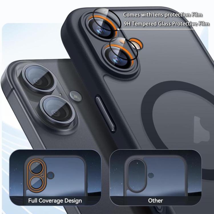 XDcase Skin Feel Magnetic Frosted Phone Case with Lens Film, For iPhone 18, For iPhone 18 Pro, For iPhone 18 Pro Max