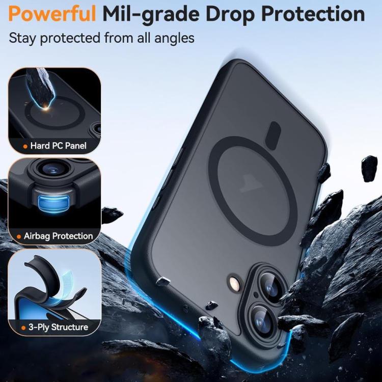 XDcase Skin Feel Magnetic Frosted Phone Case with Lens Film, For iPhone 18, For iPhone 18 Pro, For iPhone 18 Pro Max