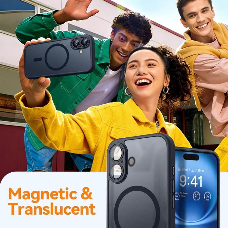 XDcase Skin Feel Magnetic Frosted Phone Case with Lens Film, For iPhone 18, For iPhone 18 Pro, For iPhone 18 Pro Max