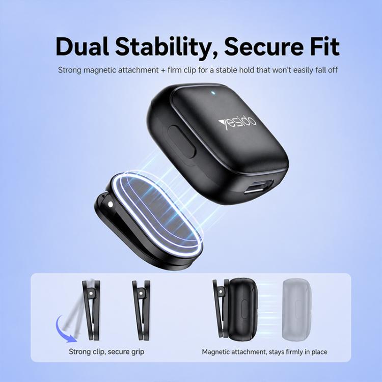 Yesido KR26 Standard Noise Reduction Wireless Lavalier Microphone with 8 Pin Receiver