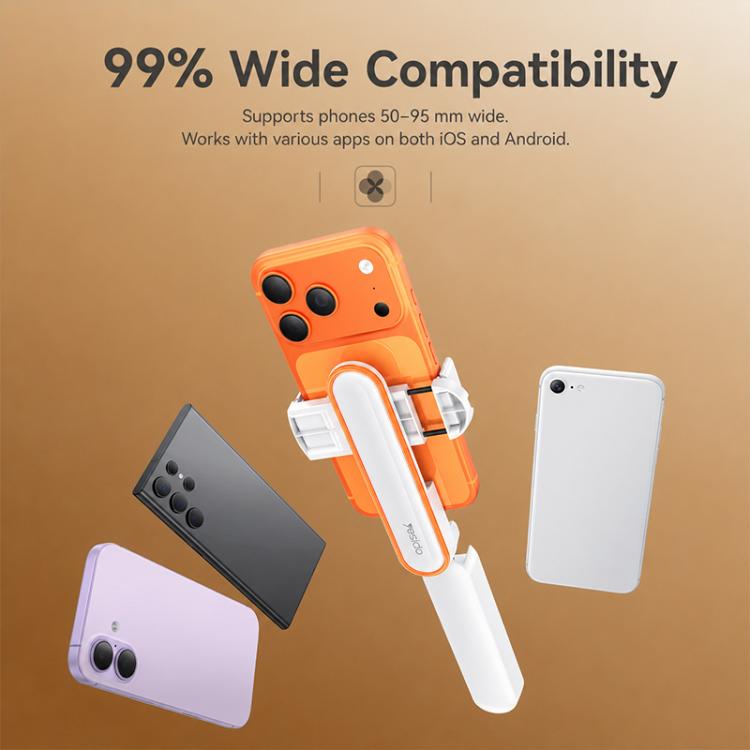 Yesido SF33 Multifunctional Mini Bluetooth Remote Control Selfie Stick, SF33