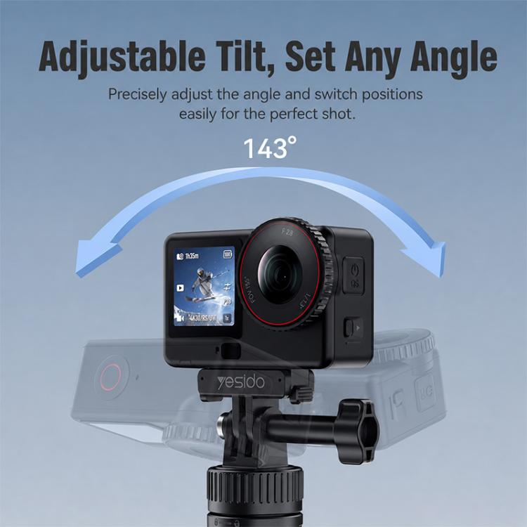 Yesido SF37 Portable 2 in 1 Magnetic Quick Release Selfie Stick DJ, SF37