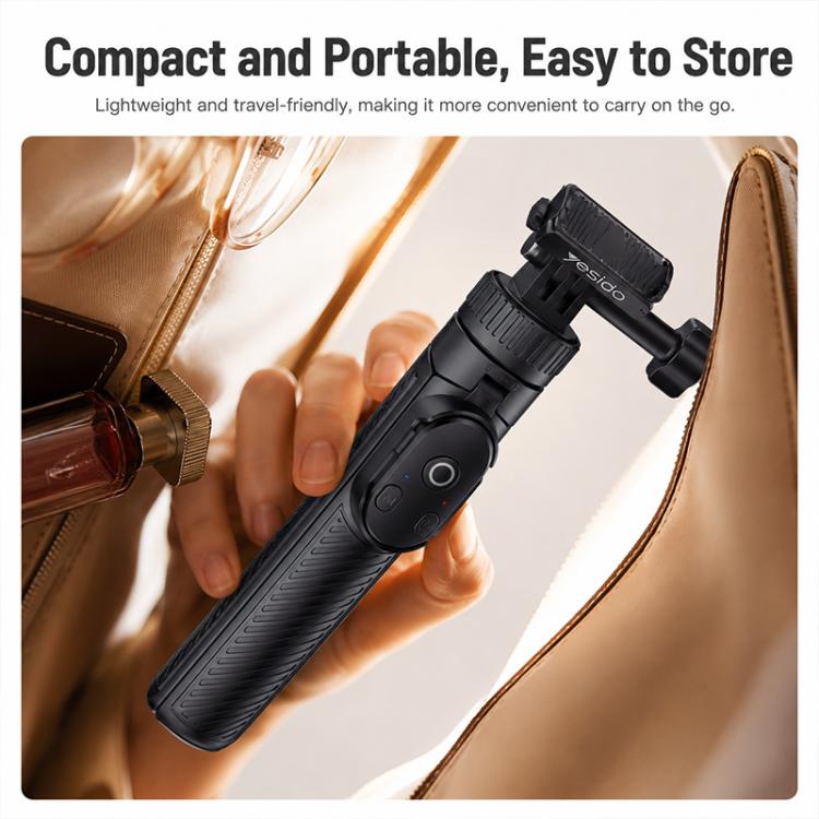 Yesido SF37 Portable 2 in 1 Magnetic Quick Release Selfie Stick DJ, SF37