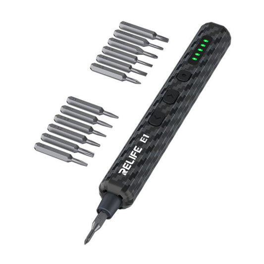 RELIFE E1 Powerful Carbon Fiber Electric Screwdriver Set