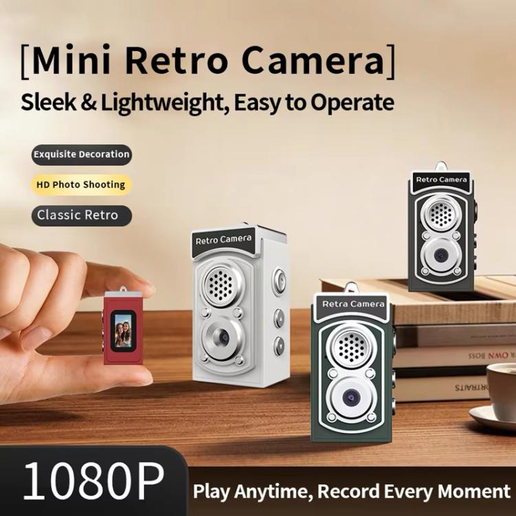X9 1080P 8MP High Definition Display Mini Retro Thumb Camera